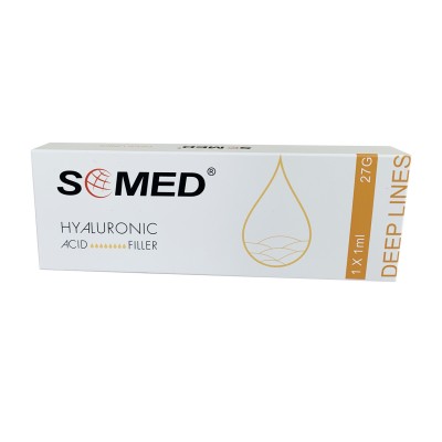 SOMED 1ml CE prove Deep Lines Cross Linked Hyaluronic Acid Filler Injection for Face Volume Nasolabial Folds